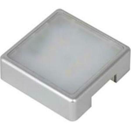 JESCO LIGHTING GROUP Snap - on LED Square Puck 3000K, Silver RZ-TR-SQ-30-SV